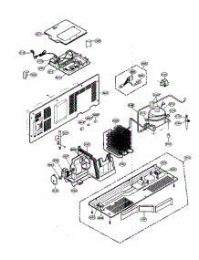 Mechanical Compartment parts for Lg Side-By-Side Refrigerator LSC26905TT/00 from AppliancePartsPros.com