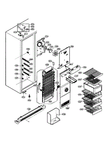 Freezer Compartment 1 parts for Lg Side-By-Side Refrigerator LSC26945SW from AppliancePartsPros.com