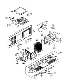 Motor Assy parts for Lg Side-By-Side Refrigerator LSC26945SW from AppliancePartsPros.com