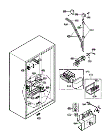 Ice / Water Parts parts for Lg Side-By-Side Refrigerator LSC26945TT from AppliancePartsPros.com