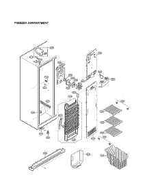 Freezer Compartment Parts parts for Lg Side-By-Side Refrigerator LSC27914ST/02 from AppliancePartsPros.com