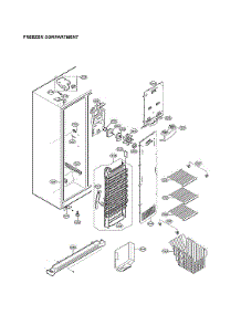 Freezer Compartment Parts parts for Lg Side-By-Side Refrigerator LSC27925ST/01 from AppliancePartsPros.com