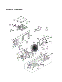 Mechanical Compartment Parts parts for Lg Side-By-Side Refrigerator LSC27925ST/01 from AppliancePartsPros.com