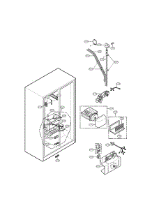 Ice And Water Parts parts for Lg Side-By-Side Refrigerator LSC27926SW from AppliancePartsPros.com
