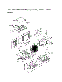 Machine Compartment parts for Lg Side-By-Side Refrigerator LSC27950SB from AppliancePartsPros.com