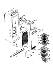 Freezer Compartment parts for Lg Side-By-Side Refrigerator LSC27950SW from AppliancePartsPros.com
