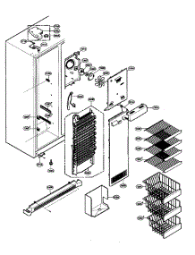 Freezer Compartment parts for Lg Side-By-Side Refrigerator LSC27970ST/00 from AppliancePartsPros.com