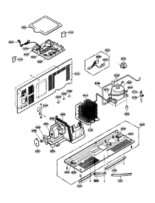Machine Compartment parts for Lg Side-By-Side Refrigerator LSC27970ST/00 from AppliancePartsPros.com