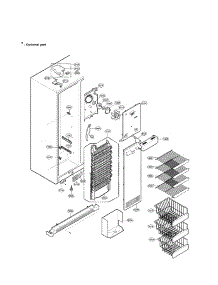 Refrigerator Compartment Parts parts for Lg Side-By-Side Refrigerator LSC27990TT from AppliancePartsPros.com