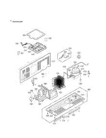 Machine Compartment Parts parts for Lg Side-By-Side Refrigerator LSC27990TT from AppliancePartsPros.com