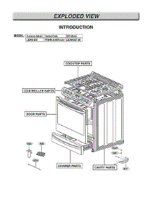 Introduction parts for Lg Range LSD4913ST/00 from AppliancePartsPros.com