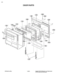 Door Parts parts for Lg Range LSD4913ST/00 from AppliancePartsPros.com