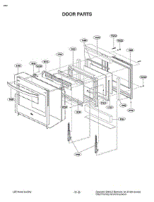Door Parts parts for Lg Electric Range LSE4615BM/00 from AppliancePartsPros.com