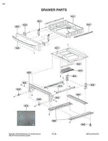 Drawer Parts parts for Lg Electric Range LSE4615BM/00 from AppliancePartsPros.com