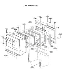 Door Parts parts for Lg Electric Range LSE4616BD/00 from AppliancePartsPros.com