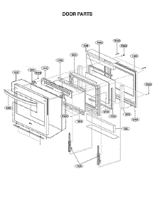 Door Parts parts for Lg Electric Range LSE4617ST/00 from AppliancePartsPros.com