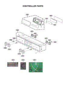 Controller Parts parts for Lg Electric Range LSEL6331F/00 from AppliancePartsPros.com
