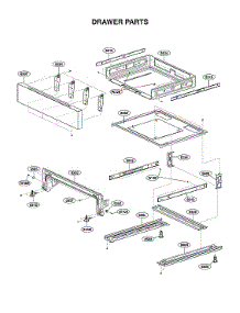 Drawer Parts parts for Lg Electric Range LSEL6331F/00 from AppliancePartsPros.com