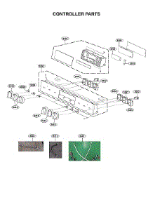 Controller Parts parts for Lg Electric Range LSEL6333D/00 from AppliancePartsPros.com