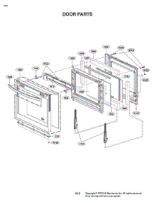 Door Parts parts for Lg Electric Range LSEL6335F/00 from AppliancePartsPros.com