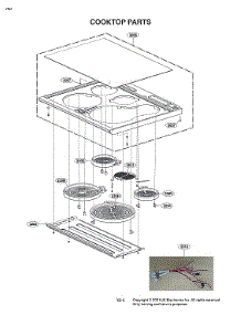 Cooktop Parts parts for Lg Electric Range LSEL6335F/00 from AppliancePartsPros.com