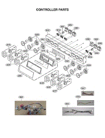 Controller Parts parts for Lg Electric Range LSES6338F/00 from AppliancePartsPros.com