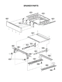 Drawer Parts parts for Lg Electric Range LSES6338F/00 from AppliancePartsPros.com