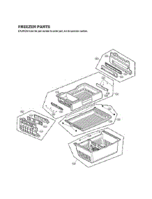 Freezer Parts parts for Lg Bottom-Mount Refrigerator LSFD2491ST/01 from AppliancePartsPros.com