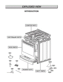 Introduction Parts parts for Lg Gas Range LSG4515BM/00 from AppliancePartsPros.com