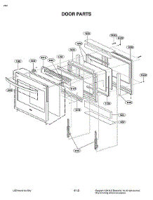 Door Parts parts for Lg Gas Range LSG4515ST/00 from AppliancePartsPros.com