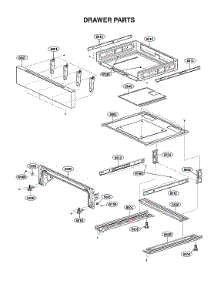Drawer Parts parts for Lg Gas Range LSGL5833F/00 from AppliancePartsPros.com