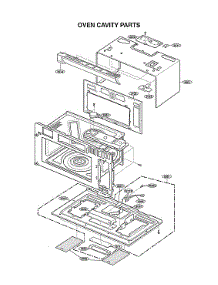 Oven Cavity Parts parts for Lg Microwave/Hood Combo LSMC3086SS/00 from AppliancePartsPros.com