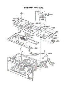 Interior Parts (Ii) parts for Lg Microwave/Hood Combo LSMC3086SS/00 from AppliancePartsPros.com