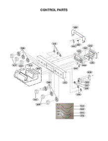 Control Parts parts for Lg Gas Range LSSG3020BD/00 from AppliancePartsPros.com