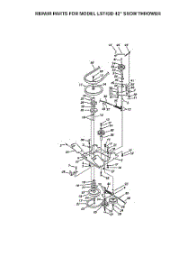 Frame / Clutch / Pulley parts for Agri-Fab Accessories LST42D from AppliancePartsPros.com