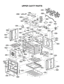 Upper Cavity Parts parts for Lg Electric Wall Oven LSWD300BD/00 from AppliancePartsPros.com