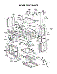 Lower Cavity Parts parts for Lg Electric Wall Oven LSWD300BD/00 from AppliancePartsPros.com