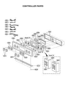 Controller Parts parts for Lg Electric Wall Oven LSWD307ST/00 from AppliancePartsPros.com