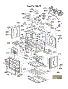 Cavity Parts parts for Lg Electric Wall Oven LSWS307ST/00 from AppliancePartsPros.com