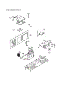 Machine Compartment Parts parts for Lg Side-By-Side Refrigerator LSXC22396S/02 from AppliancePartsPros.com