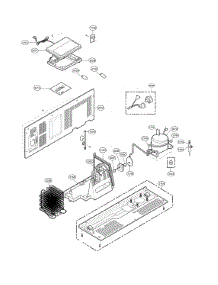 Machine Compartment parts for Lg Side-By-Side Refrigerator LSXC22426S/00 from AppliancePartsPros.com
