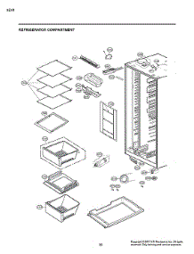 Refrigerator Compartment parts for Lg Side-By-Side Refrigerator LSXC22486D/00 from AppliancePartsPros.com