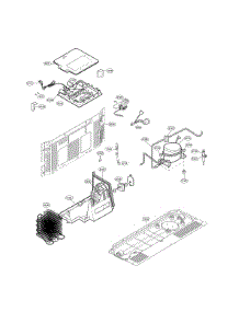Mechanical Compartment parts for Lg Side-By-Side Refrigerator LSXS22423S/01 from AppliancePartsPros.com
