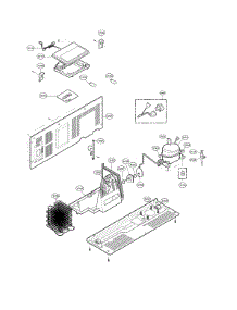 Machine Compartment parts for Lg Side-By-Side Refrigerator LSXS26326B/00 from AppliancePartsPros.com