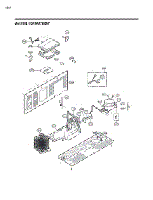 Machine Compartment Parts parts for Lg Side-By-Side Refrigerator LSXS26326B/01 from AppliancePartsPros.com