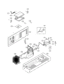 Machine Compartment parts for Lg Side-By-Side Refrigerator LSXS26326S/01 from AppliancePartsPros.com
