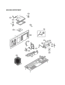 Machine Compartment parts for Lg Side-By-Side Refrigerator LSXS26326S/05 from AppliancePartsPros.com