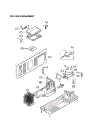 Machine Compartment parts for Lg Side-By-Side Refrigerator LSXS26326S/09 from AppliancePartsPros.com