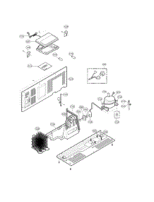 Machine Compartment parts for Lg Side-By-Side Refrigerator LSXS26326W/00 from AppliancePartsPros.com