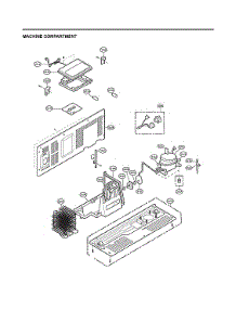 Machine Compartment parts for Lg Side-By-Side Refrigerator LSXS26336D/00 from AppliancePartsPros.com